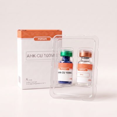 AHK-Cu 100mg — vialerna i blisterkartan med förpackningen bakom